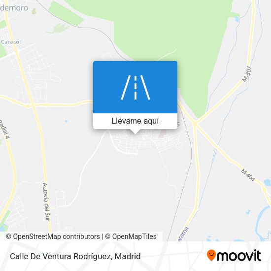 Mapa Calle De Ventura Rodríguez