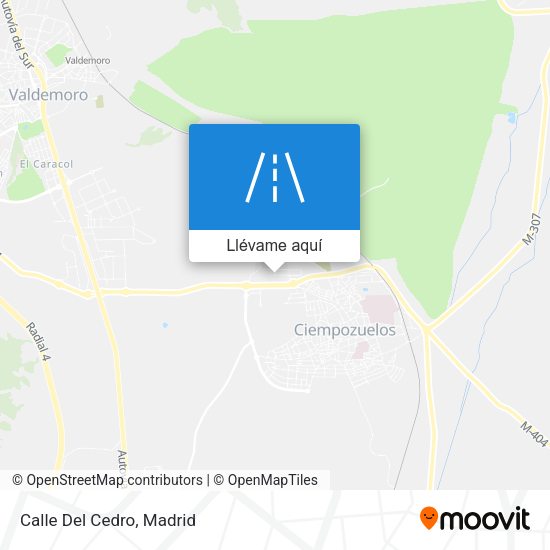 Mapa Calle Del Cedro