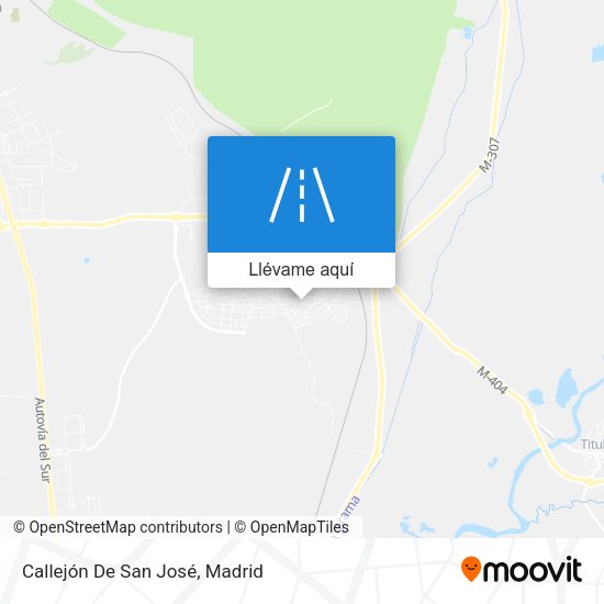 Mapa Callejón De San José
