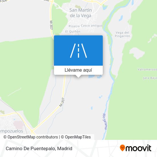 Mapa Camino De Puentepalo