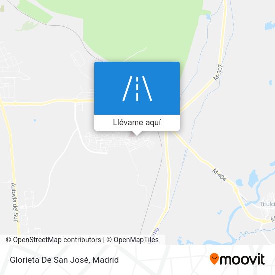 Mapa Glorieta De San José