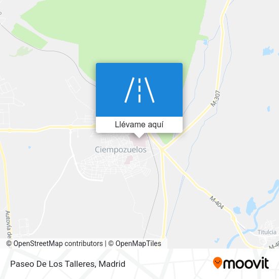 Mapa Paseo De Los Talleres