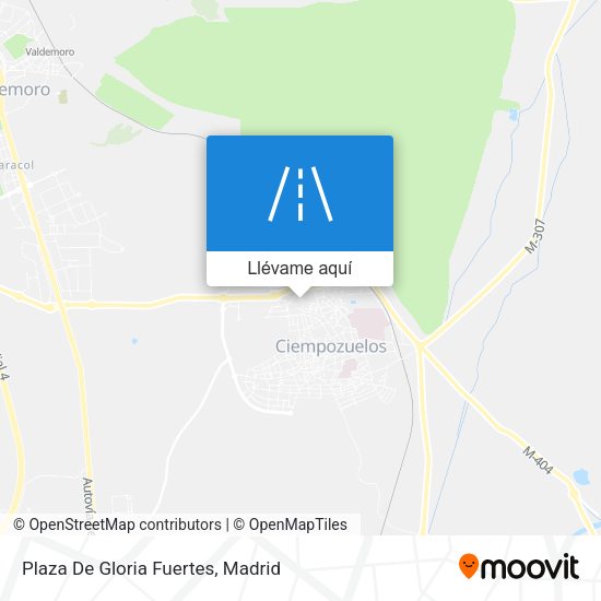 Mapa Plaza De Gloria Fuertes