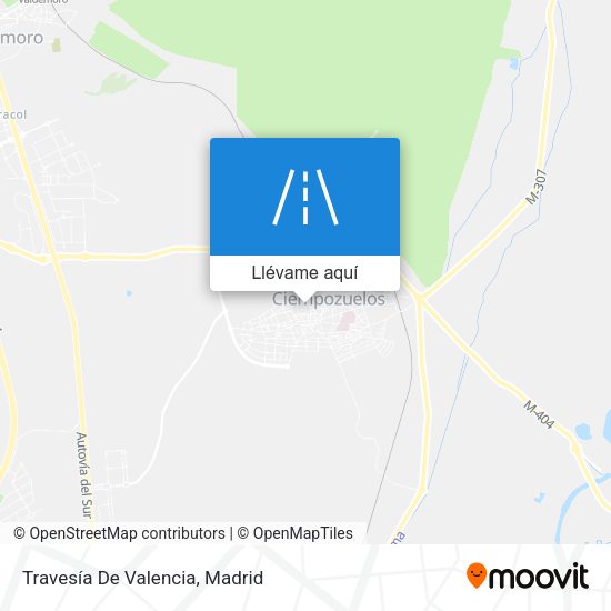 Mapa Travesía De Valencia