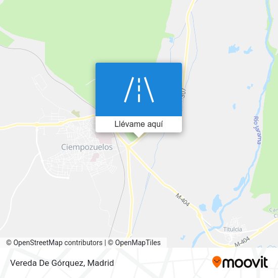 Mapa Vereda De Górquez