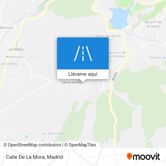 Mapa Calle De La Mora