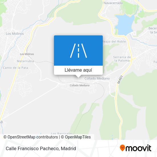 Mapa Calle Francisco Pacheco