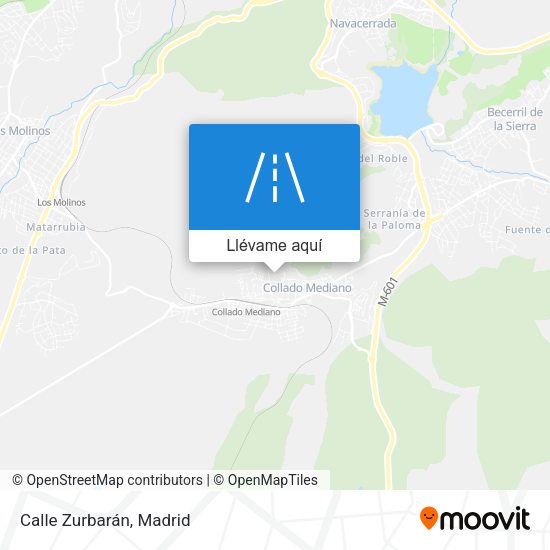 Mapa Calle Zurbarán