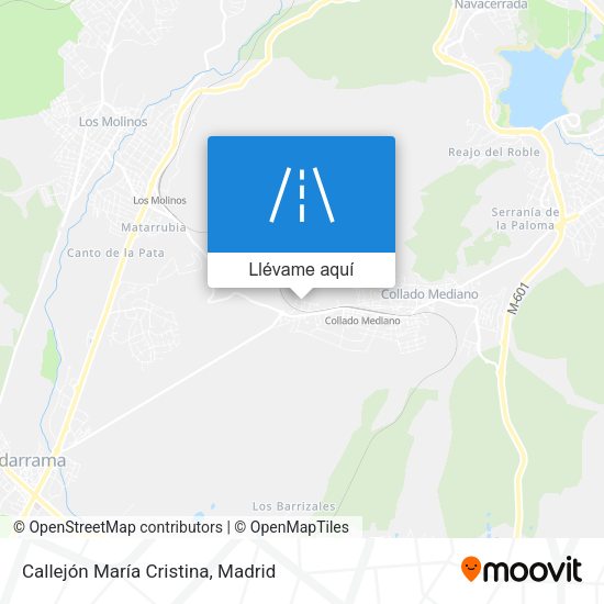 Mapa Callejón María Cristina