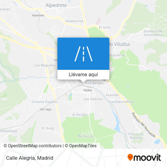Mapa Calle Alegría