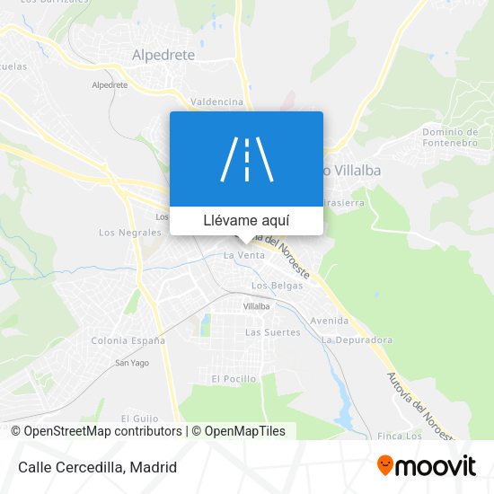 Mapa Calle Cercedilla