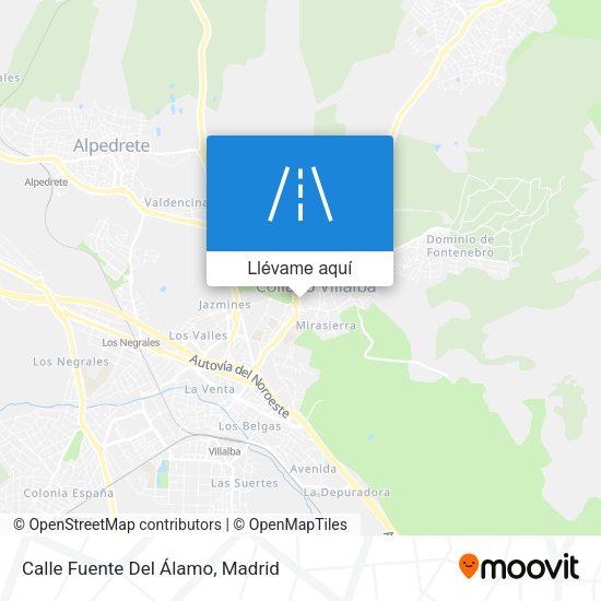 Mapa Calle Fuente Del Álamo