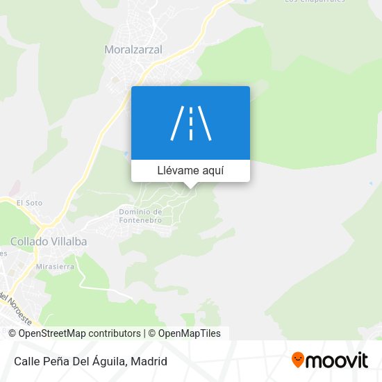 Mapa Calle Peña Del Águila