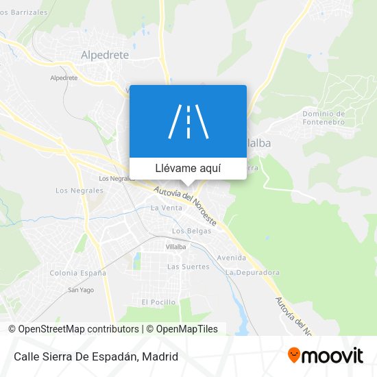 Mapa Calle Sierra De Espadán
