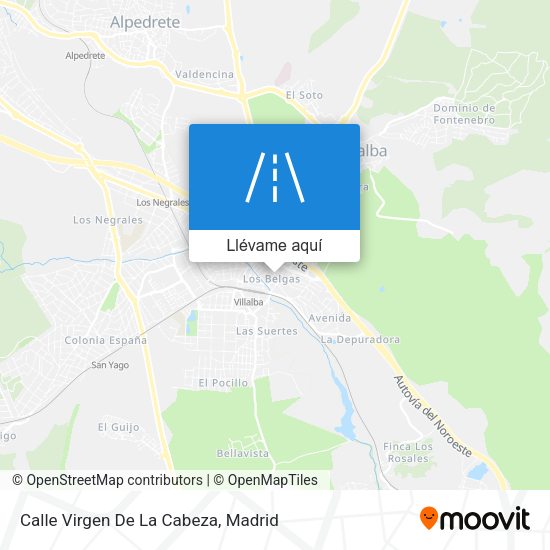 Mapa Calle Virgen De La Cabeza