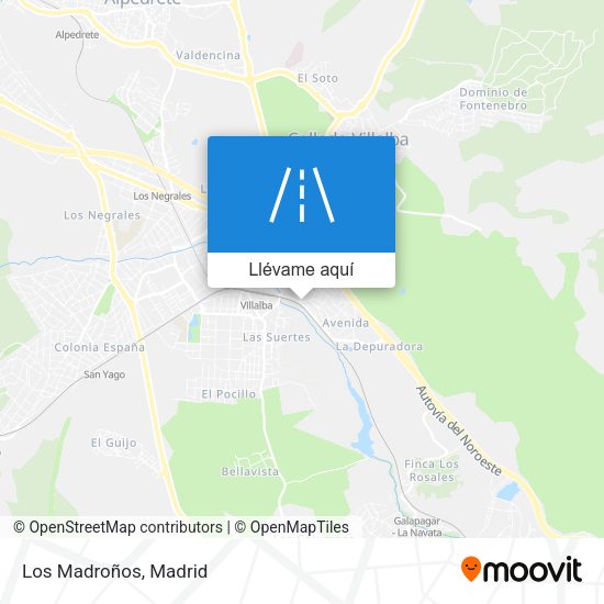 Mapa Los Madroños