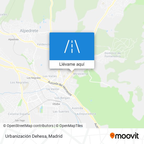 Mapa Urbanización Dehesa