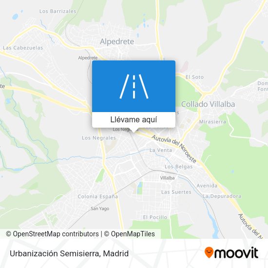 Mapa Urbanización Semisierra