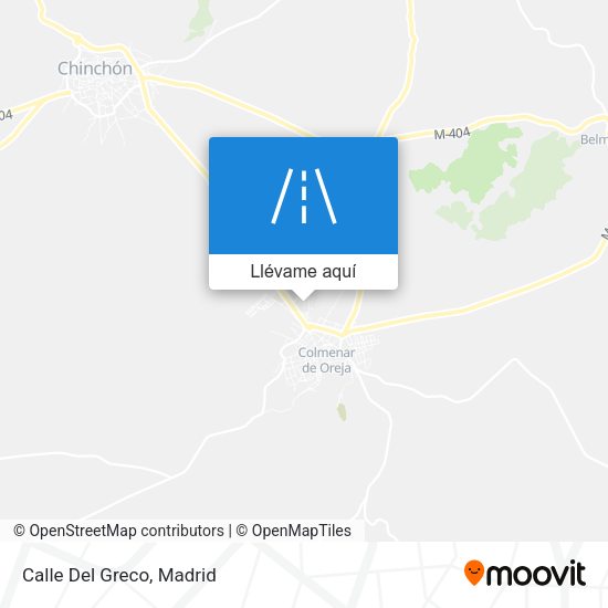Mapa Calle Del Greco