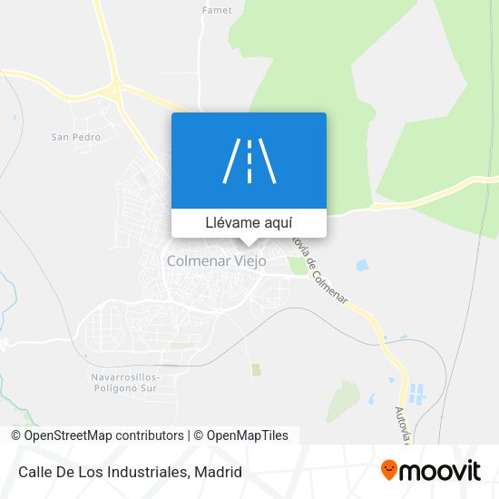 Mapa Calle De Los Industriales