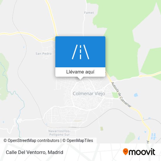 Mapa Calle Del Ventorro