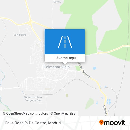 Mapa Calle Rosalía De Castro