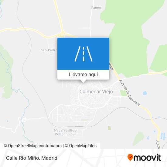Mapa Calle Río Miño