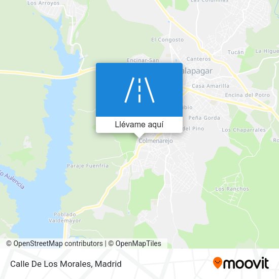 Mapa Calle De Los Morales