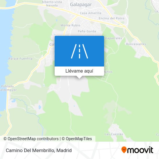 Mapa Camino Del Membrillo
