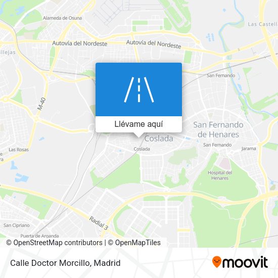 Mapa Calle Doctor Morcillo