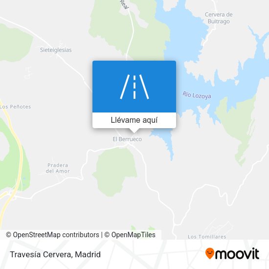 Mapa Travesía Cervera
