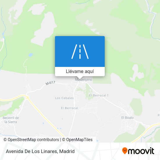 Mapa Avenida De Los Linares