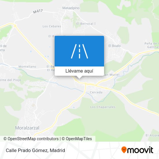 Mapa Calle Prado Gómez