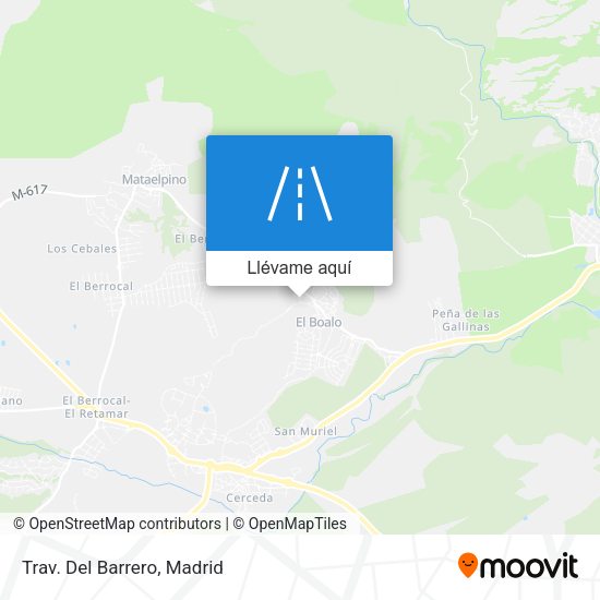 Mapa Trav. Del Barrero