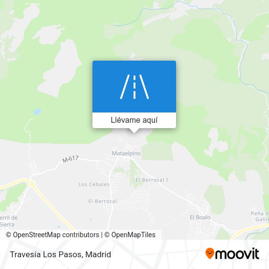 Mapa Travesía Los Pasos