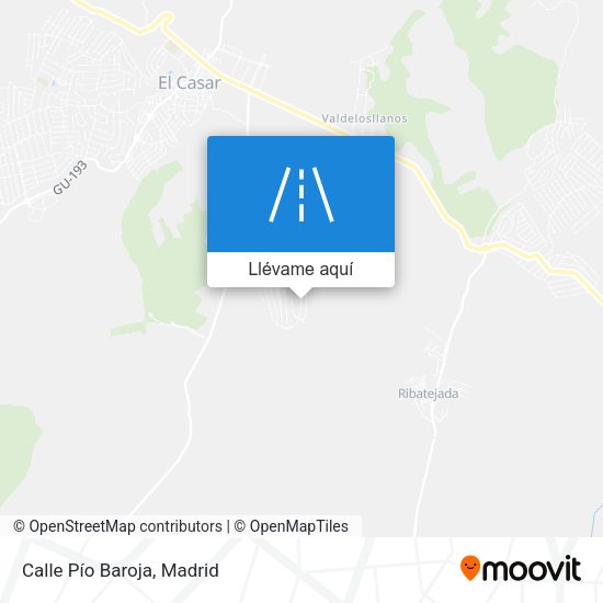 Mapa Calle Pío Baroja