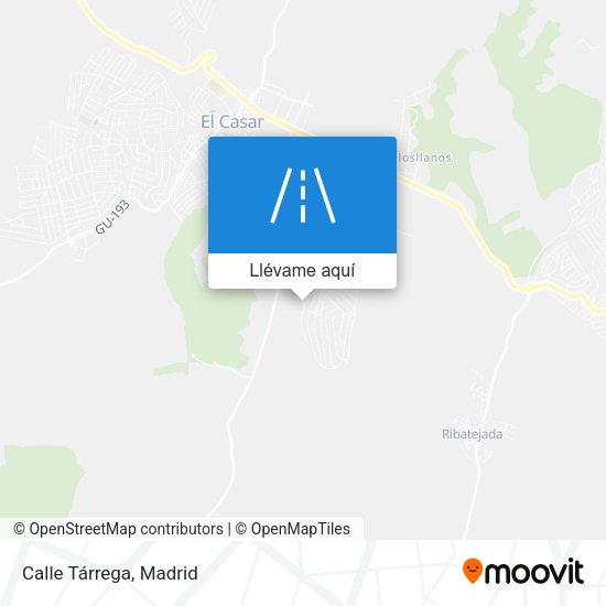 Mapa Calle Tárrega
