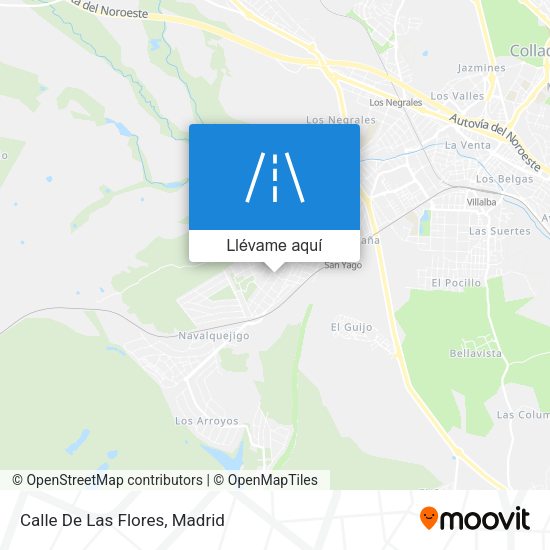 Mapa Calle De Las Flores