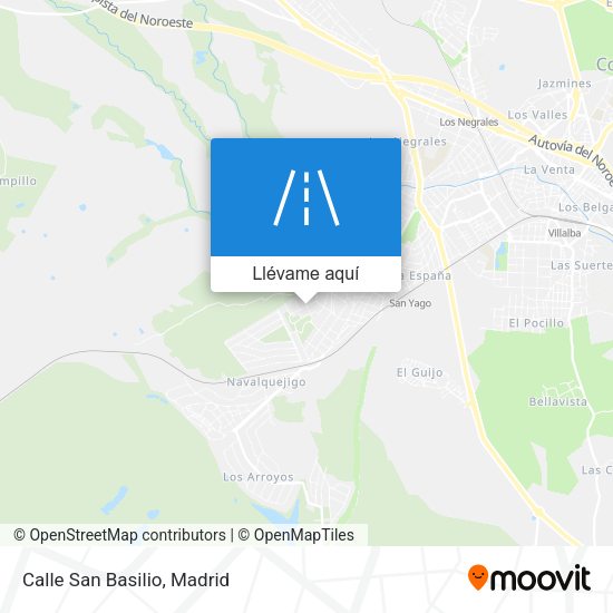 Mapa Calle San Basilio