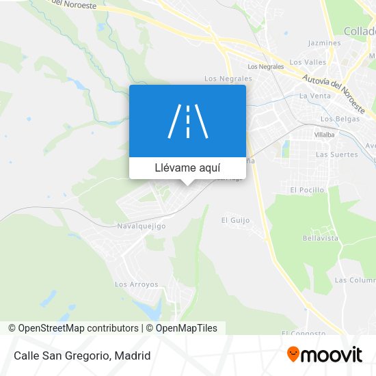 Mapa Calle San Gregorio
