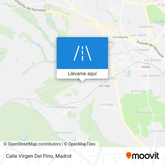 Mapa Calle Virgen Del Pino
