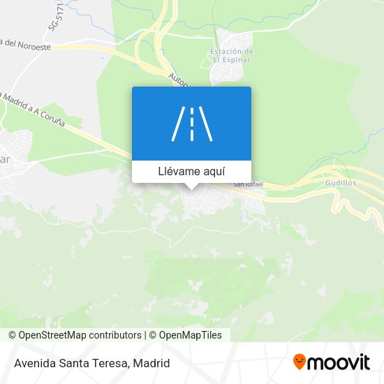 Mapa Avenida Santa Teresa