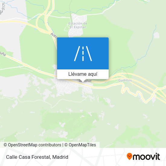 Mapa Calle Casa Forestal