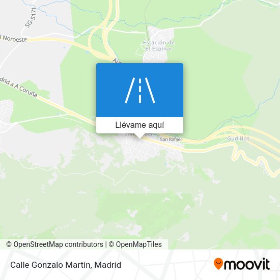 Mapa Calle Gonzalo Martín