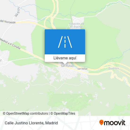 Mapa Calle Justino Llorente