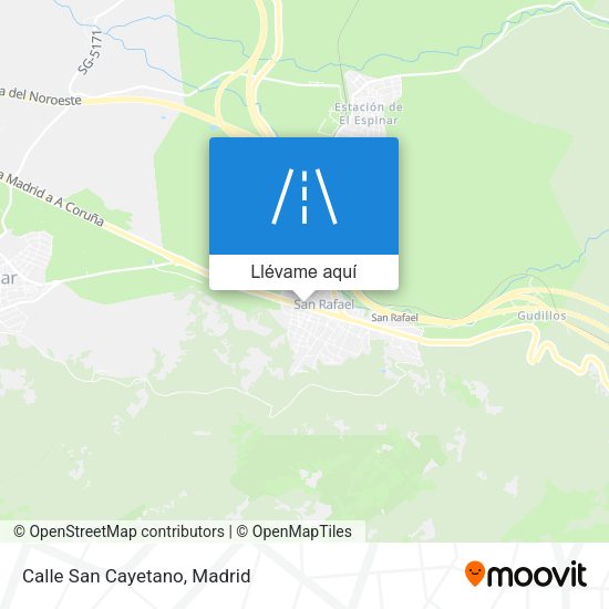 Mapa Calle San Cayetano