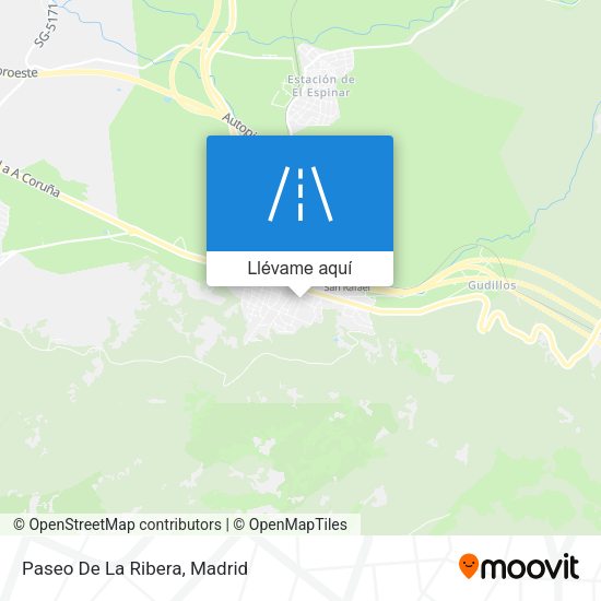 Mapa Paseo De La Ribera
