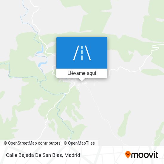 Mapa Calle Bajada De San Blas