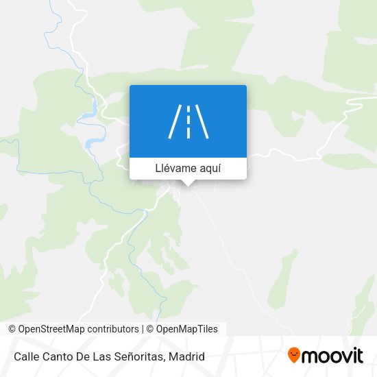 Mapa Calle Canto De Las Señoritas