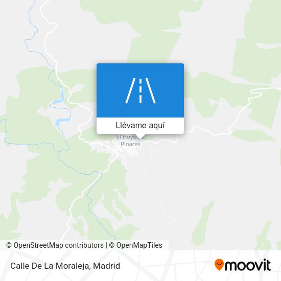 Mapa Calle De La Moraleja
